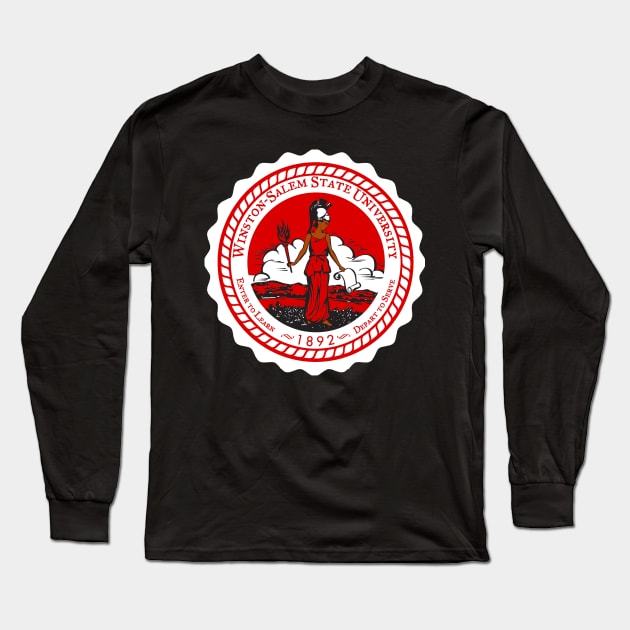 Winston Salem State 1892 University Apparel Long Sleeve T-Shirt by HBCU Classic Apparel Co